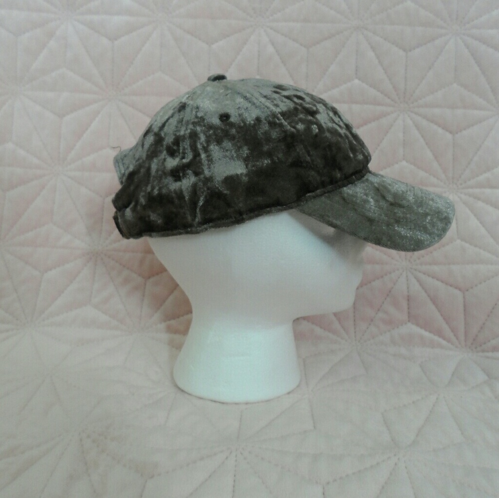 Dusty Lilac Crushed Velvet Dad Hat